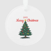 Personalized Golden Retriever Acrylic Ornament (Rückseite)