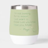 Personalized Golden Retriever Mom Gift (Rückseite)