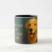 Personalized Golden Retriever Mom Mug Custom Dog Zweifarbige Tasse (Mittel)