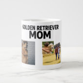 Personalized Golden Retriever Mom Mug - Custom Jumbo-Tasse (Vorderseite)