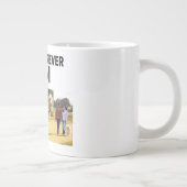 Personalized Golden Retriever Mom Mug - Custom Jumbo-Tasse (Rechts)