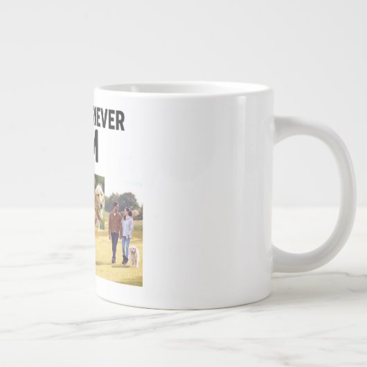 Personalized Golden Retriever Mom Mug - Custom Jumbo-Tasse (Rechts)