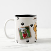 Personalized Golden Retriever Mom Mug - Custom Zweifarbige Tasse (Links)