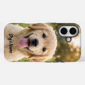 Personalized Golden Retriever Photo and Name Case-Mate iPhone Hülle (Rückseite (Horizontal))