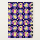 Personalized Golden Retriever Whimsical Sun Small  Notizblock (Rückseite)