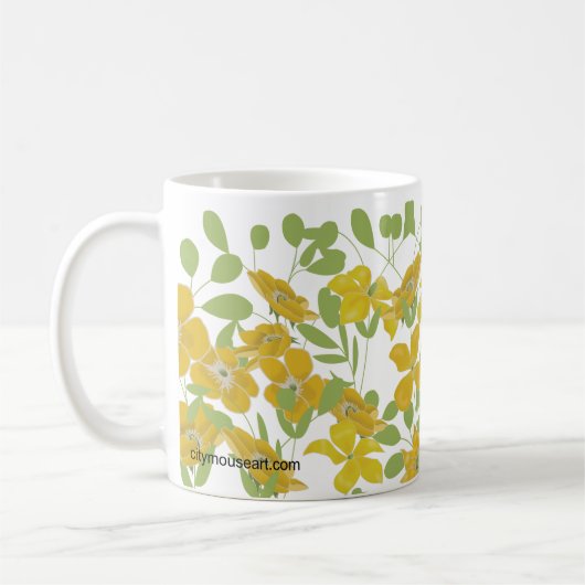 Personalized Golden Whimsey Kaffeetasse (Links)