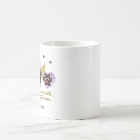 Personalized golden winged cat  kaffeetasse (Mittel)