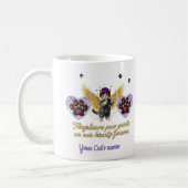 Personalized golden winged cat  kaffeetasse (Links)