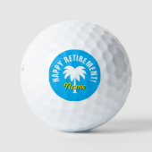 Personalized golf ball gift box for retiring chap (Vorderseite)