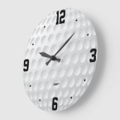 Personalized Golf Ball Sports Fan Home Decor Große Wanduhr (Winkel)