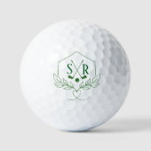 Personalized Golf Balls with Initials Golfball (Vorderseite)