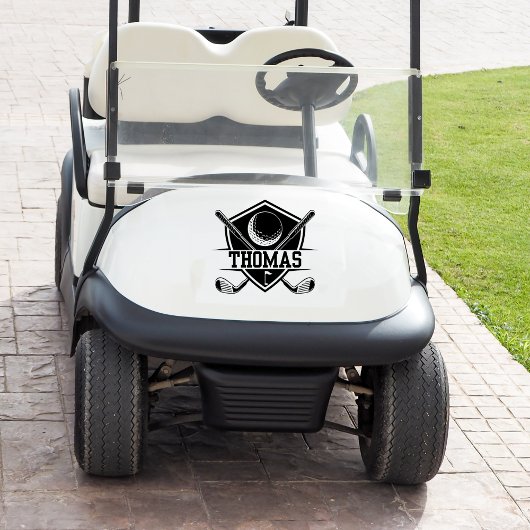 Personalized Golf Cart Aufkleber