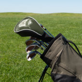 Personalized golf club monogram design  headcover (In SItu)