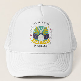 Personalized Golf Club Name Classic Trucker Hat Truckerkappe
