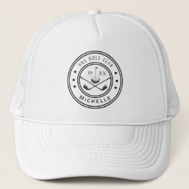 Personalized Golf Club Name Classic Trucker Hat Truckerkappe