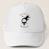 Personalized Golf Club Name Classic Trucker Hat Truckerkappe (Vorderseite)