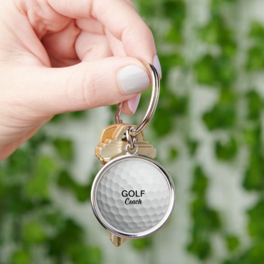 Personalized Golf Coach Schlüsselanhänger (Hand)