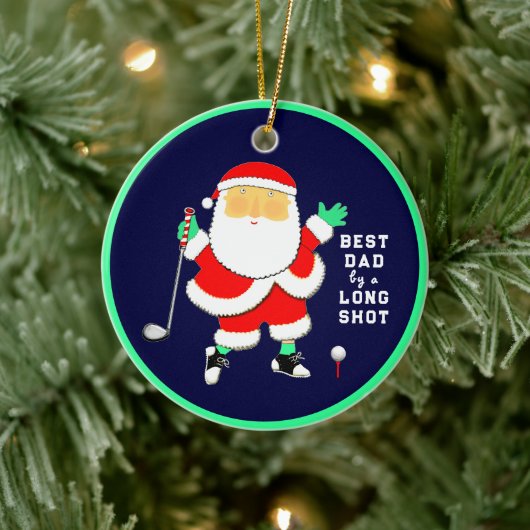 Personalized Golf Collectible Keramik Ornament (Baum)