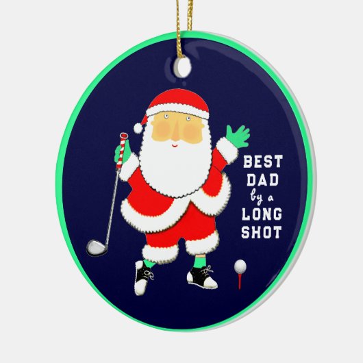 Personalized Golf Collectible Keramik Ornament (Links)