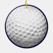 Personalized Golf Collectible Keramik Ornament (Hinten)