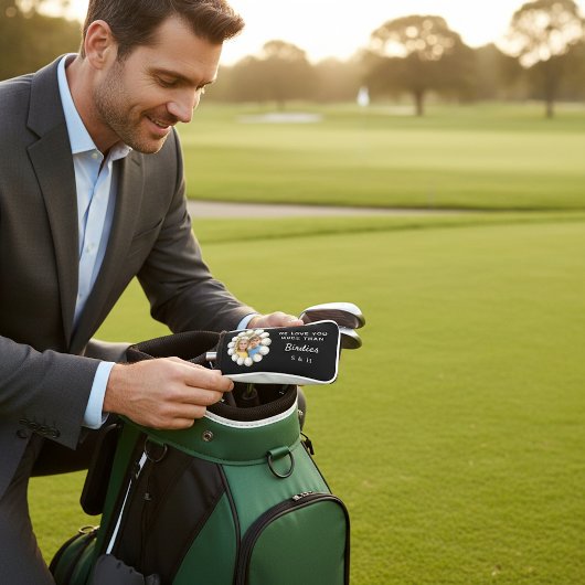 Personalized Golf Head Cover - "More Than Birdies" Golf Headcover