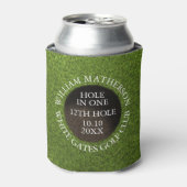 Personalized Golf Hole in One Award Dosenkühler (Kanne Vorderseite)