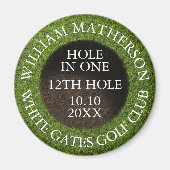 Personalized Golf Hole in One Award Magnet (Vorne)