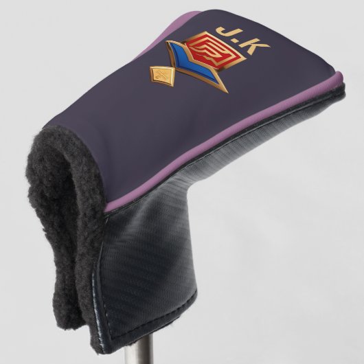 Personalized Golf Putter Cover Headcover (3/4 Vorderseite)