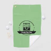 Personalized Golf Towel – Custom Name or Photo Golfhandtuch (Insitu)