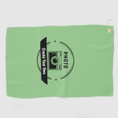 Personalized Golf Towel – Custom Name or Photo Golfhandtuch (Horizontal)