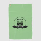 Personalized Golf Towel – Custom Name or Photo Golfhandtuch (Vorderseite)