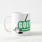 Personalized Golfer Mugs Kaffeetasse (Links)
