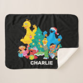 Personalized Gonger Sherpa Blanket Sherpadecke (Vorderseite (Horizontal))