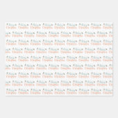 Personalized Goose Christmas Wrapping Paper Sheets Geschenkpapier Set (Vorderseite 2)