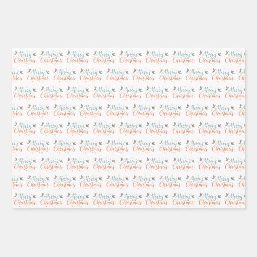 Personalized Goose Christmas Wrapping Paper Sheets Geschenkpapier Set (Vorderseite 2)