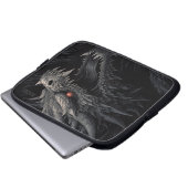 Personalized Gothic Dragon Head Laptopschutzhülle (Vorne Knopf)