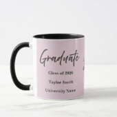 Personalized Graduate Mug – Elegant Script Style Tasse (Links)