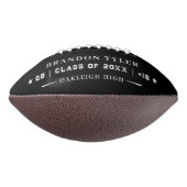 Personalized Graduation Athlete Keepsake Football (Gedreht 270)