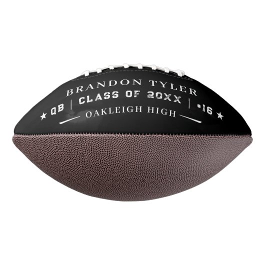Personalized Graduation Athlete Keepsake Football (Gedreht 270)