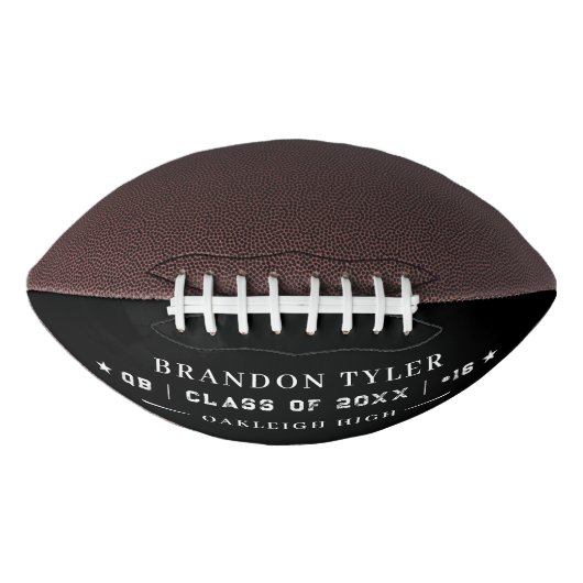 Personalized Graduation Athlete Keepsake Football (Vorderseite)