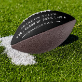 Personalized Graduation Athlete Keepsake Football