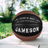 Personalized Graduation Athlete Keepsake Mini Basketball