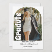 “Personalized Graduation Card – Celebrate Your Gra Einladung (Rückseite)