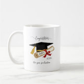 Personalized Graduation Congratulations Kaffeetasse (Links)