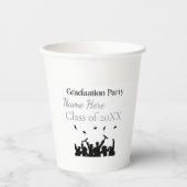 Personalized Graduation Custom Name and Class Year Pappbecher (Vorderseite)