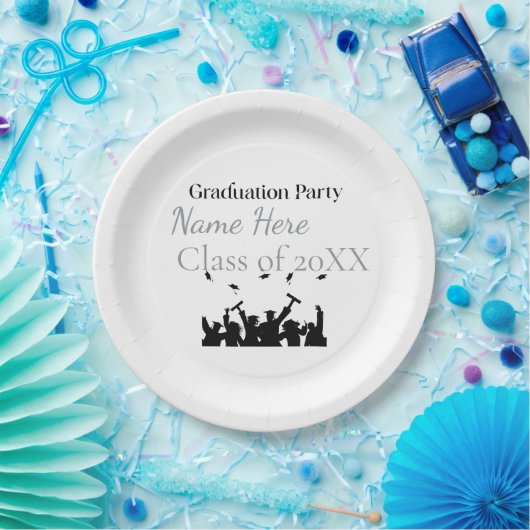Personalized Graduation Custom Name and Class Year Pappteller (Party)