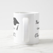 Personalized Graduation Custom Name Graduate Gift  Jumbo-Tasse (Rückseite)