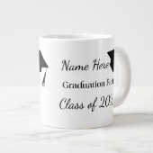 Personalized Graduation Custom Name Graduate Gift  Jumbo-Tasse (Vorderseite Rechts)