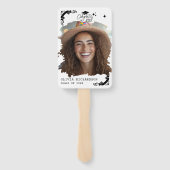 Personalized Graduation Elegant Script Stars & Cap Fächer (Rückseite)