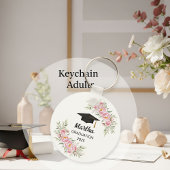 Personalized graduation gift for her, keychain schlüsselanhänger